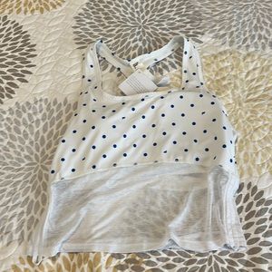 Fabletics Ryan Midi Logo Sports Bra